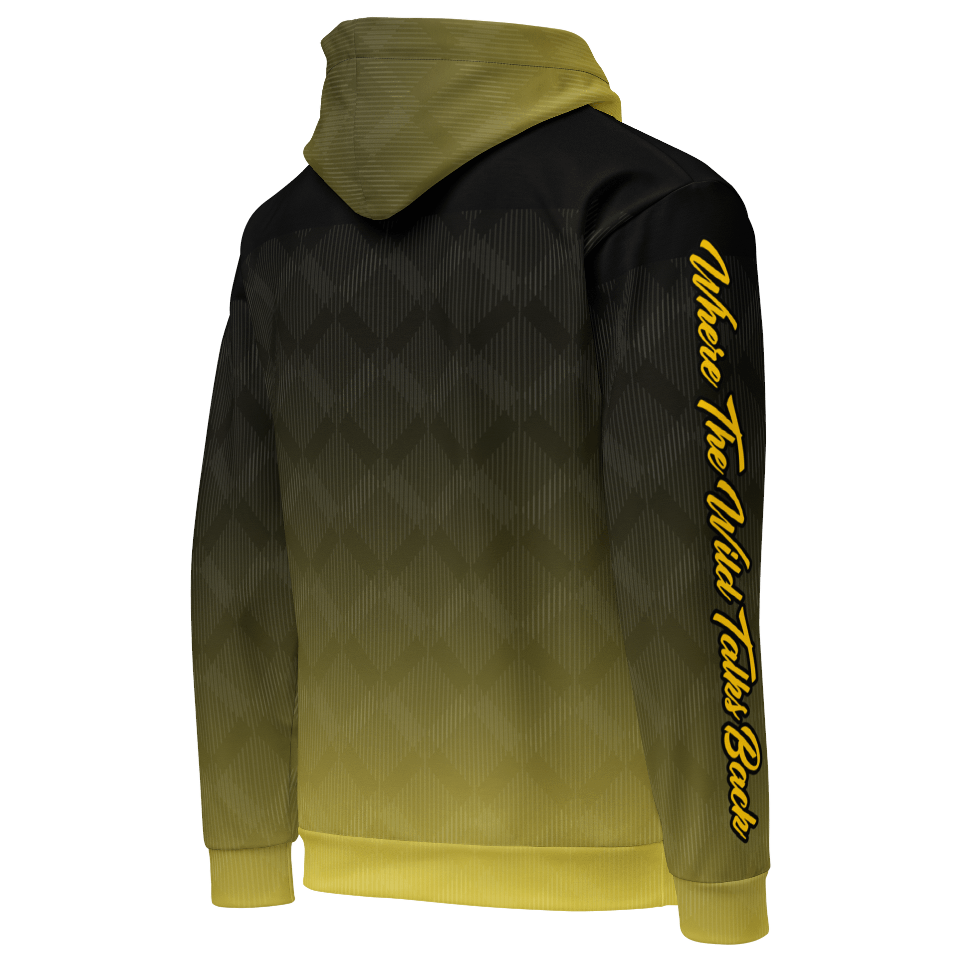 Black & Yellow Diamond Hoodie product image (5)