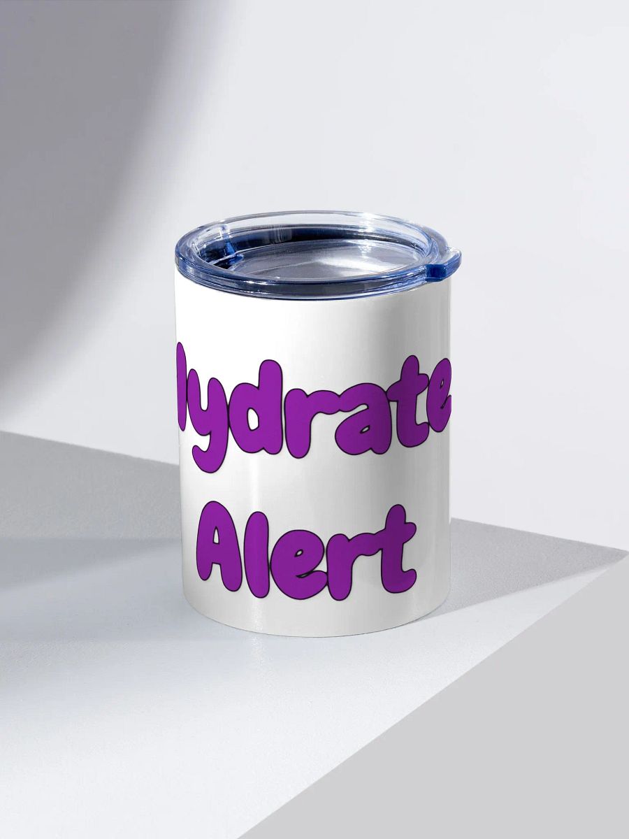 Hydrate Alert 10oz Stainless Steel Tumbler product image (2)