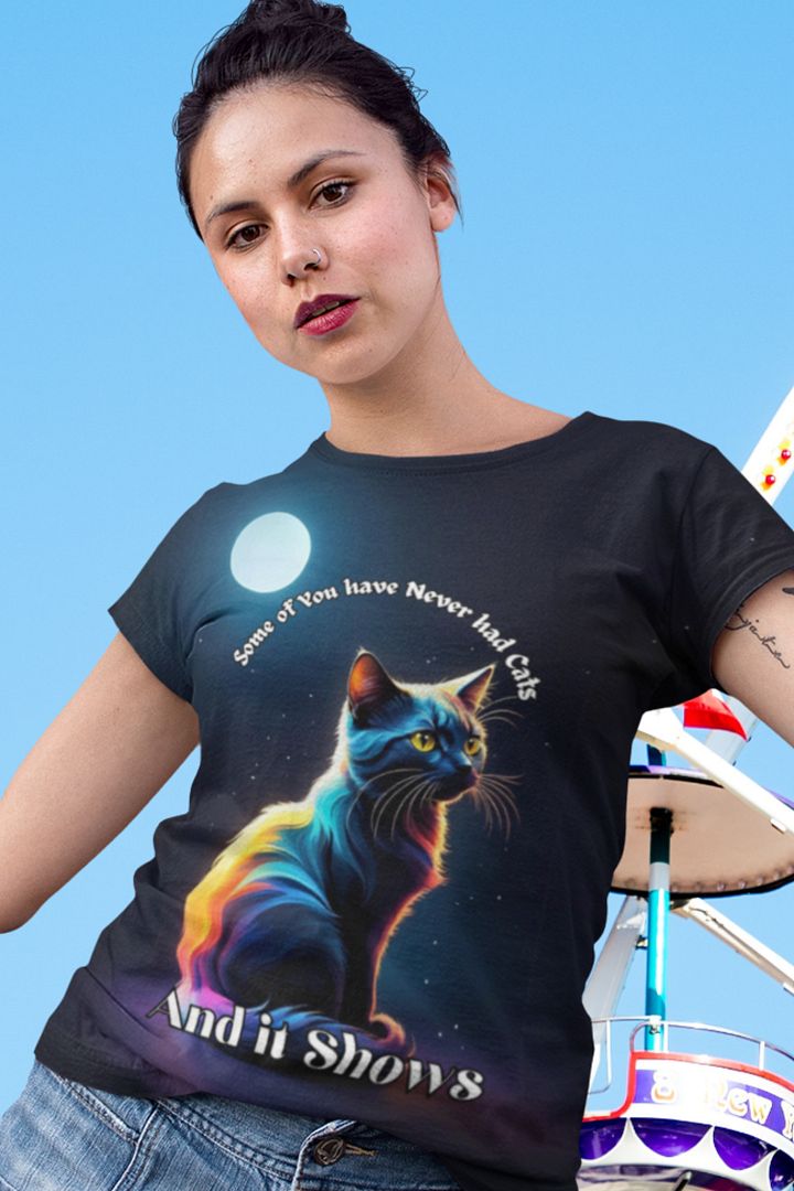 Cat All Over Print T-shirt product image (1)