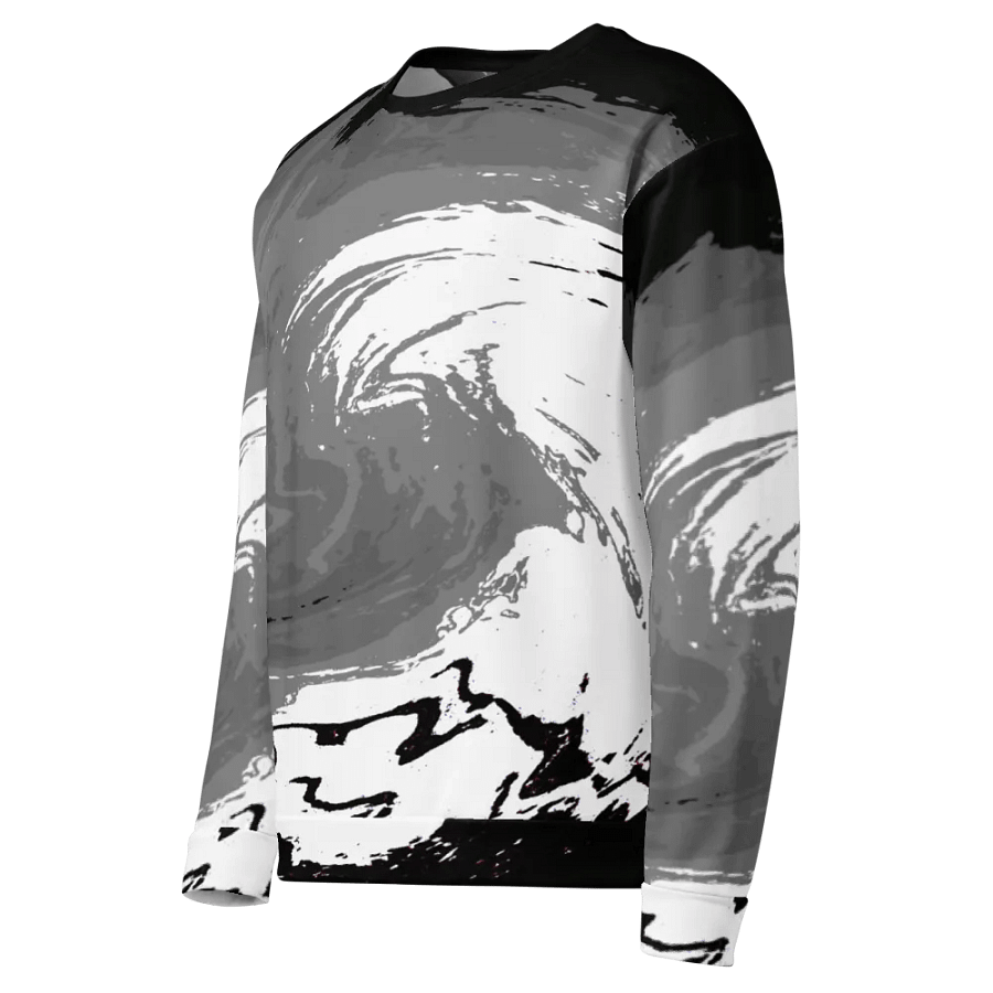 Abstract Monochrome Swirling Melting Forest product image (10)