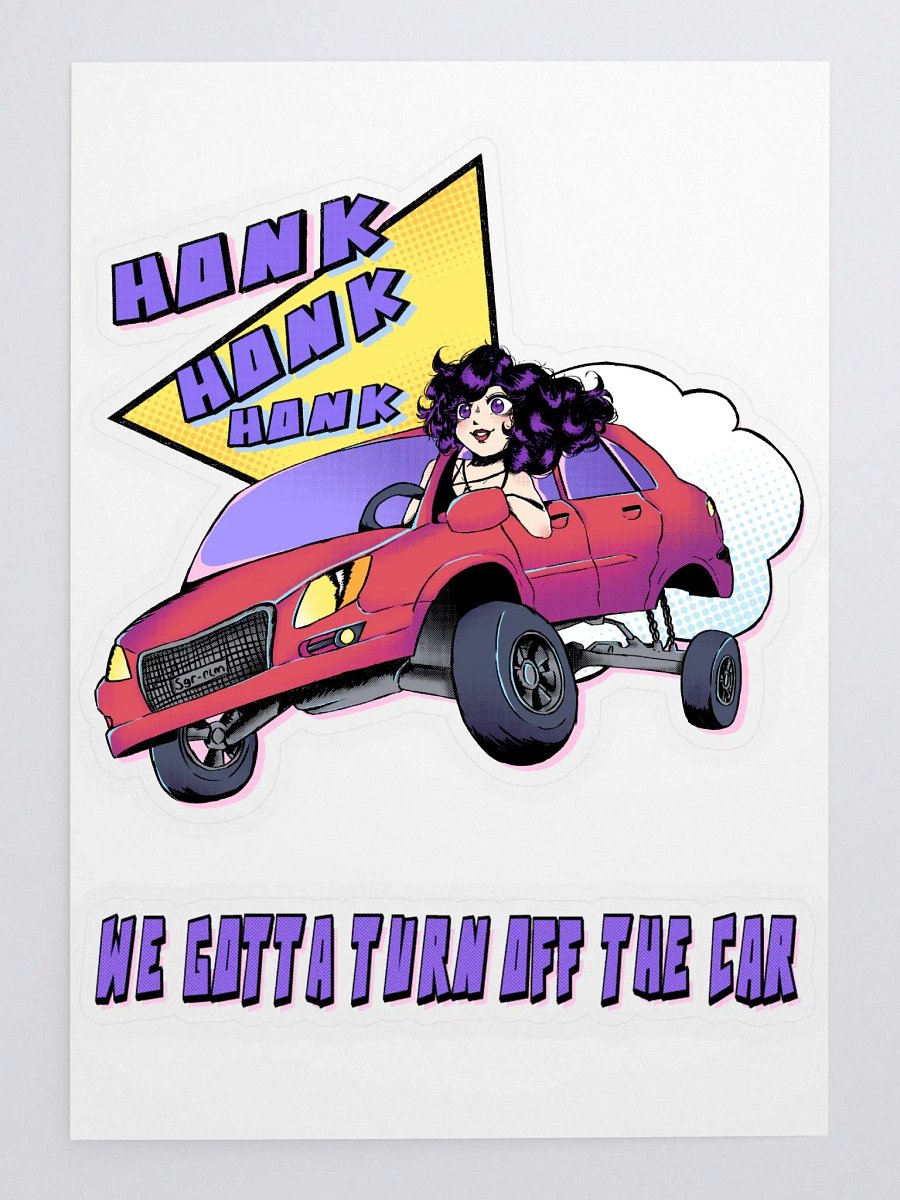 Turn Off The Car Sticker Pack product image (1)