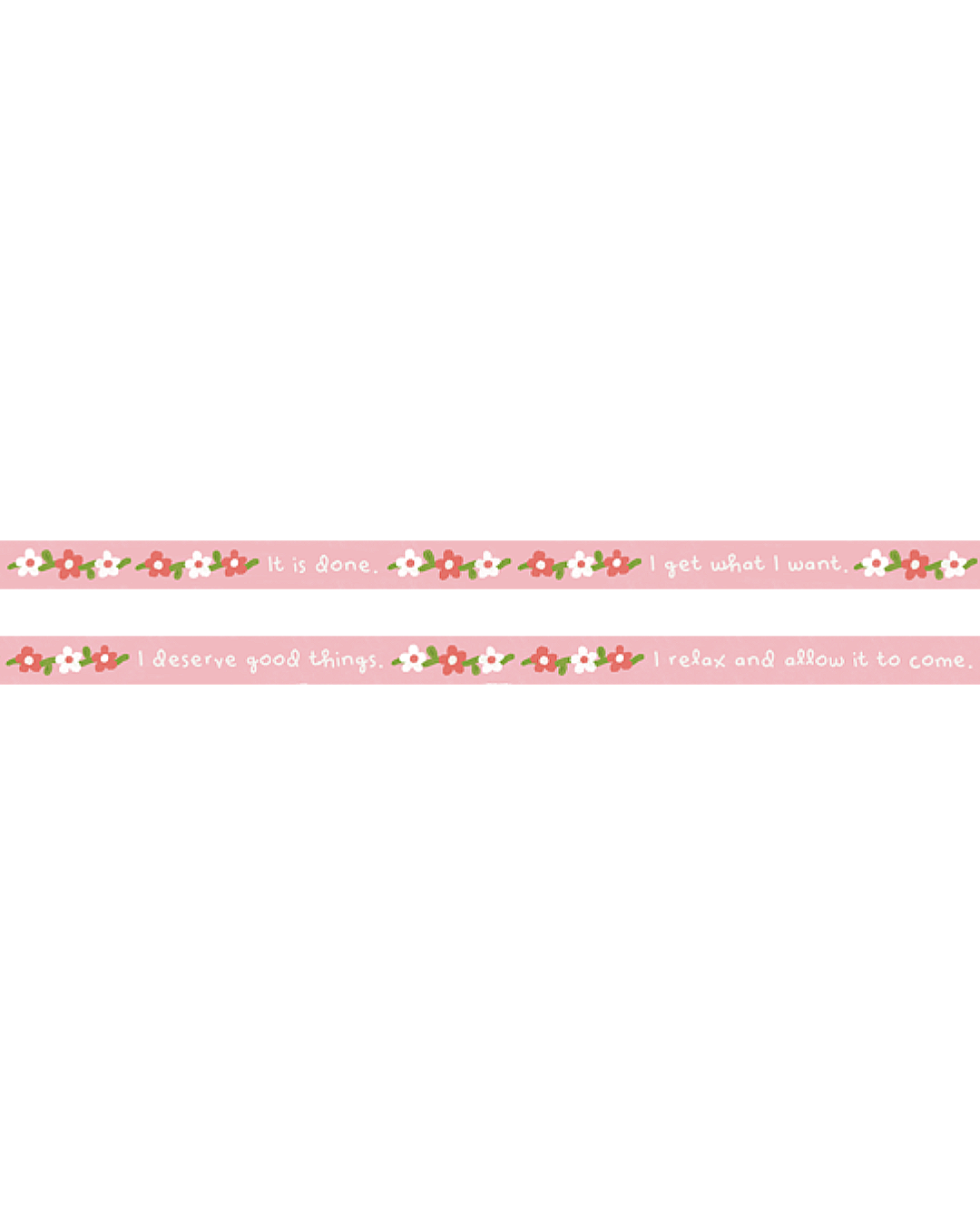 I deserve good things | Affirmations Washi Tape product image (4)