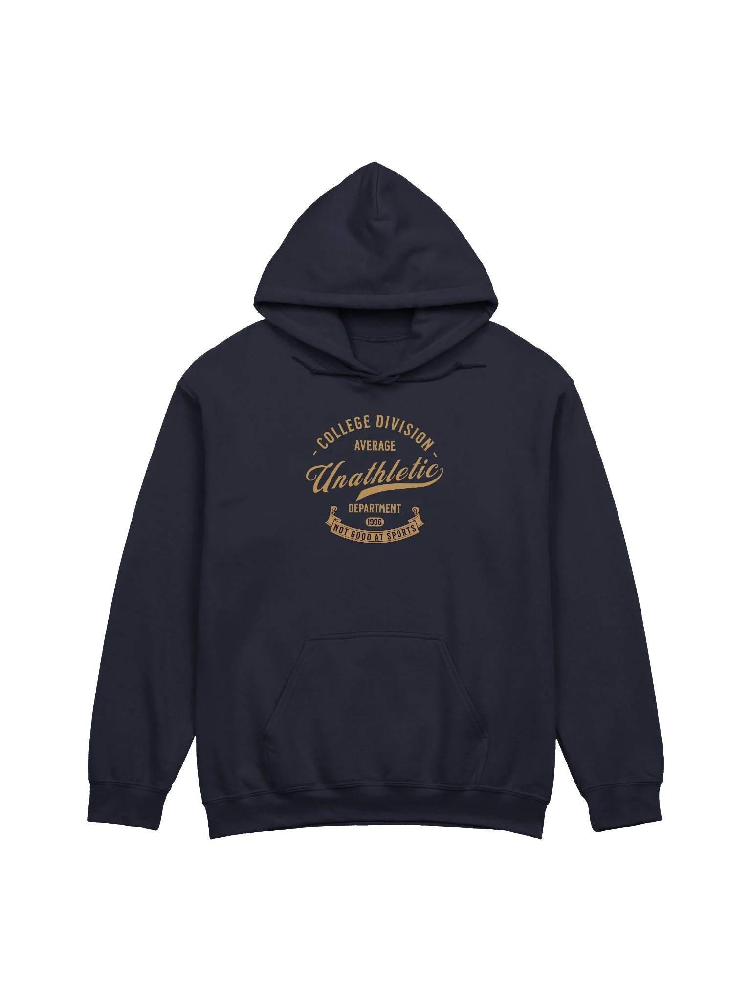 Unathletic Sports (Navy Hoodie) product image (1)