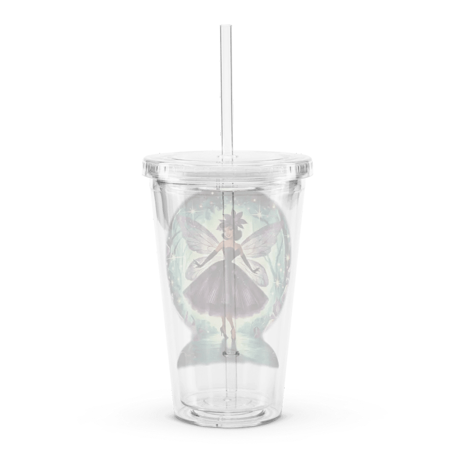 Enchanted Forest Purple Iris Fairy Double Wall Tumbler product image (2)