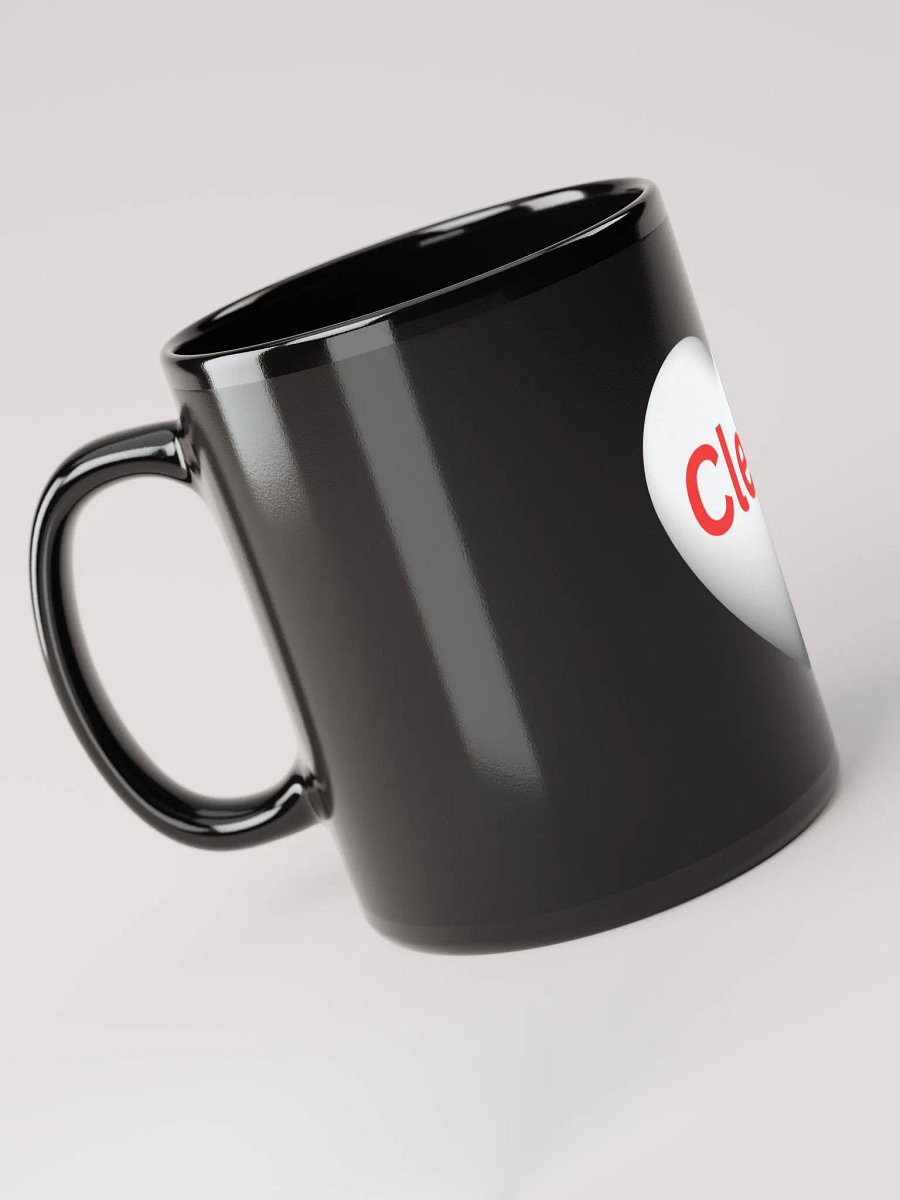 CLEAN HEART BLACK MUG product image (3)