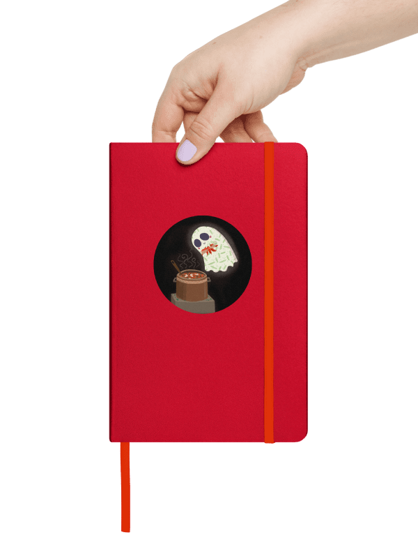 Little Ghost Chili Chef - Recipe Book - Hardcover Notebook product image (3)