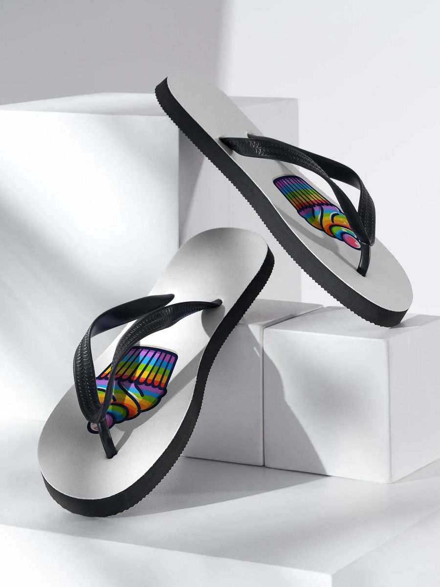 Rainbow Cupcake Flip Flops product image (3)