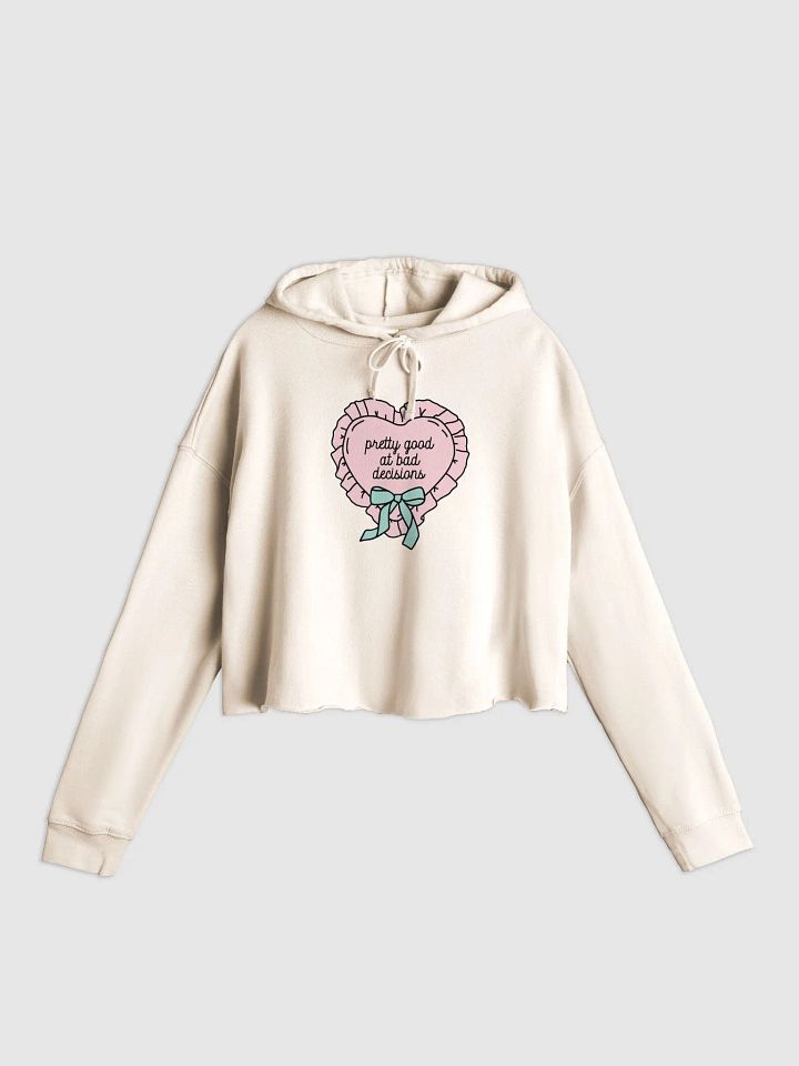 [Pretty Good at Bad Decisions] Lightweight Cropped Hoodie product image (7)
