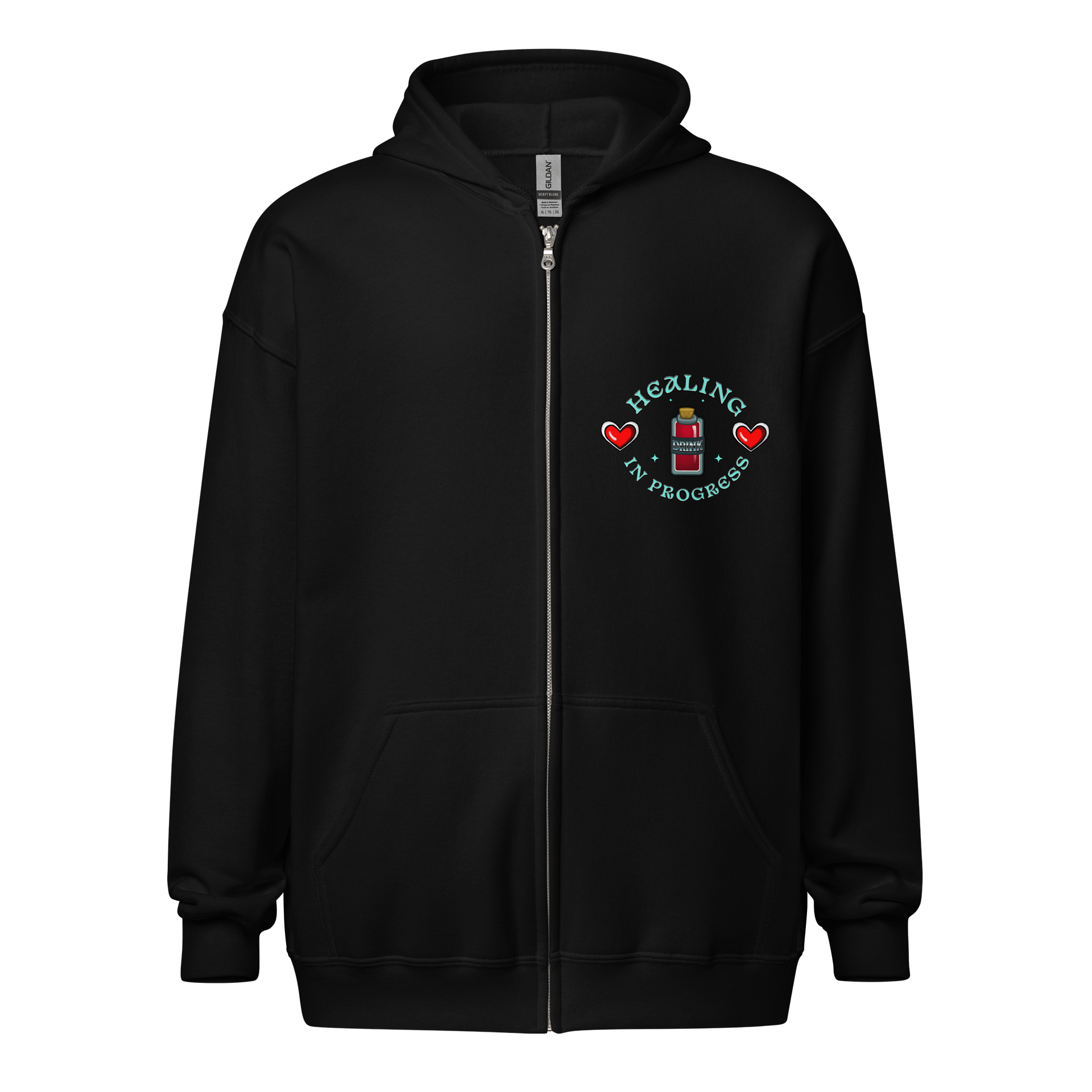 Healing In Progress Gildan Unisex Heavy Blend Zip Hoodie product image (1)