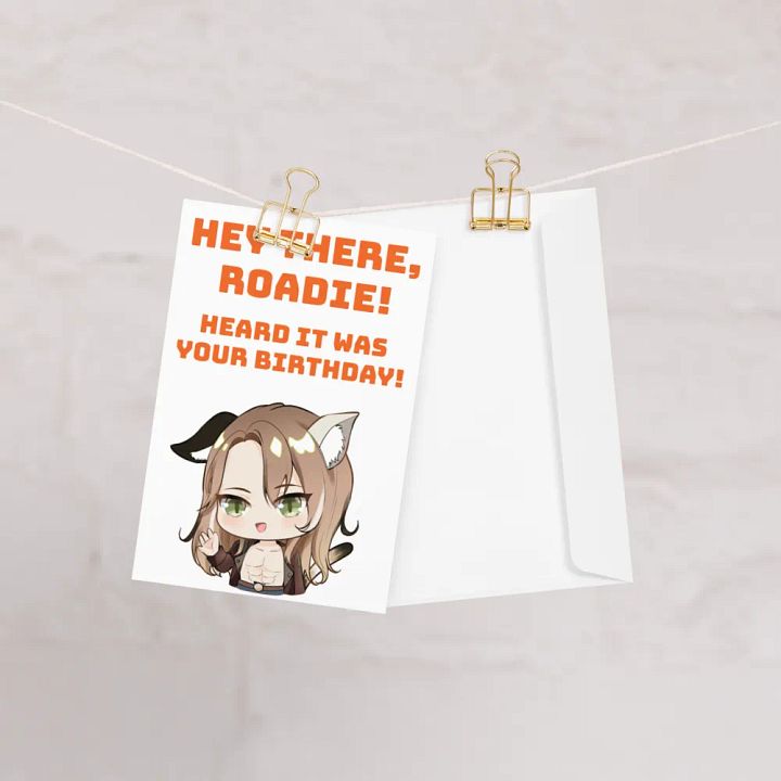 Sid Calico birthday card product image (1)