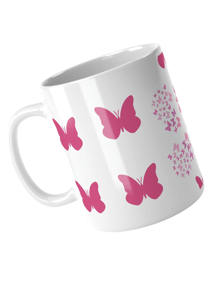 Pink Butterfly Symphony Mug product image (7)