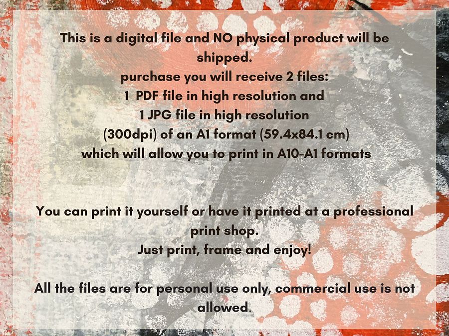 digital poster, original abstract painting, wall art, abstract wall art product image (9)