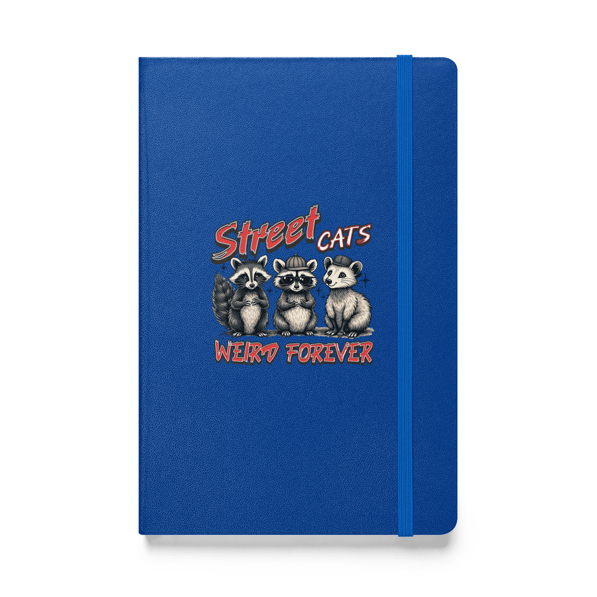 Street Cats Weird Forever Raccoon Hardcover Journal product image (1)
