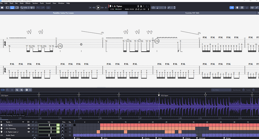 Painkiller PDF TAB + Backing Track MP3 product image (3)