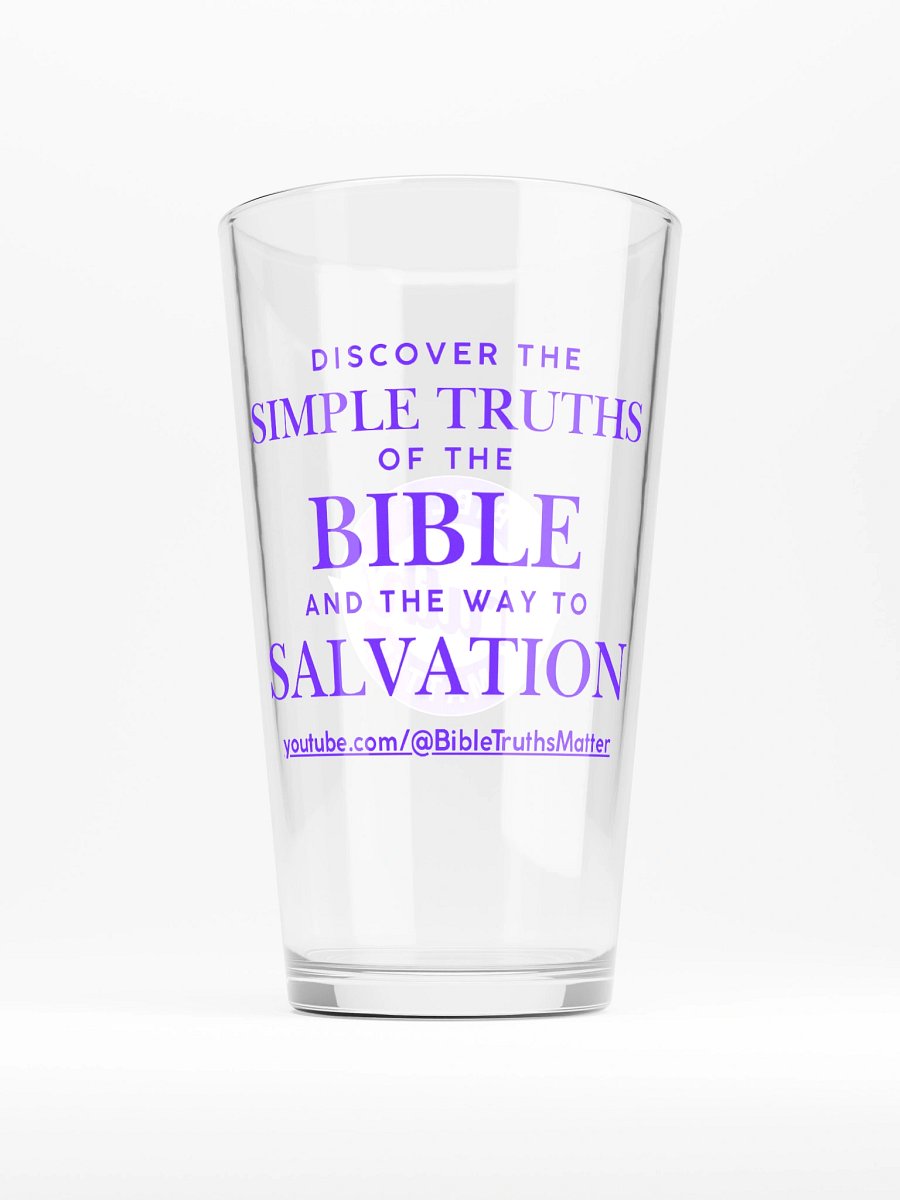 Bible Truths Shaker Pint Glass product image (2)