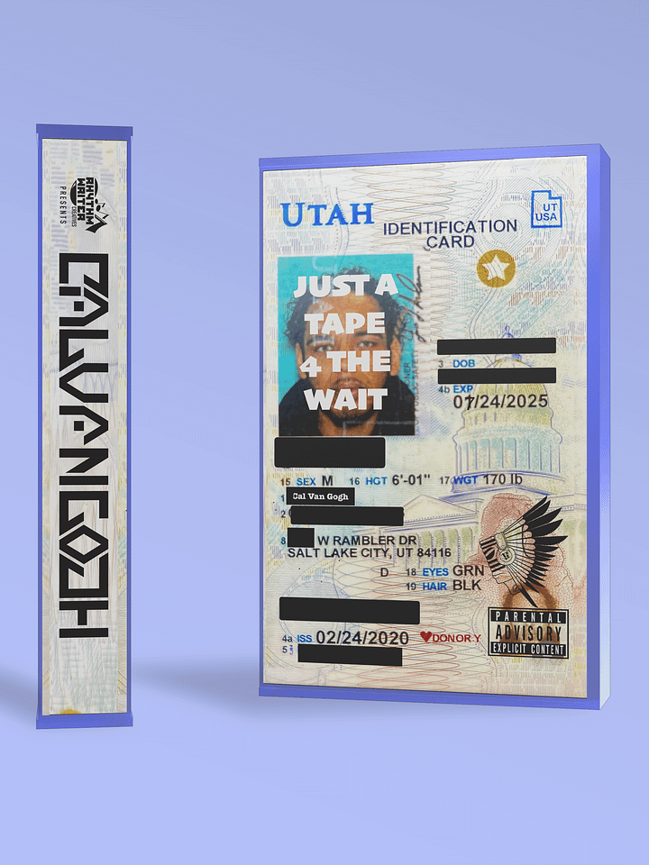 Cal Van Gogh - JUST a TAPE 4 the WAIT (Collector’s Cassette) [Pre-Order] product image (1)