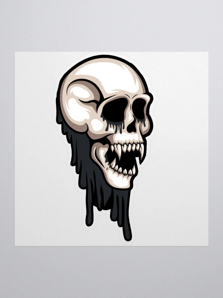 Def-Zombie Skull Sticker product image (1)
