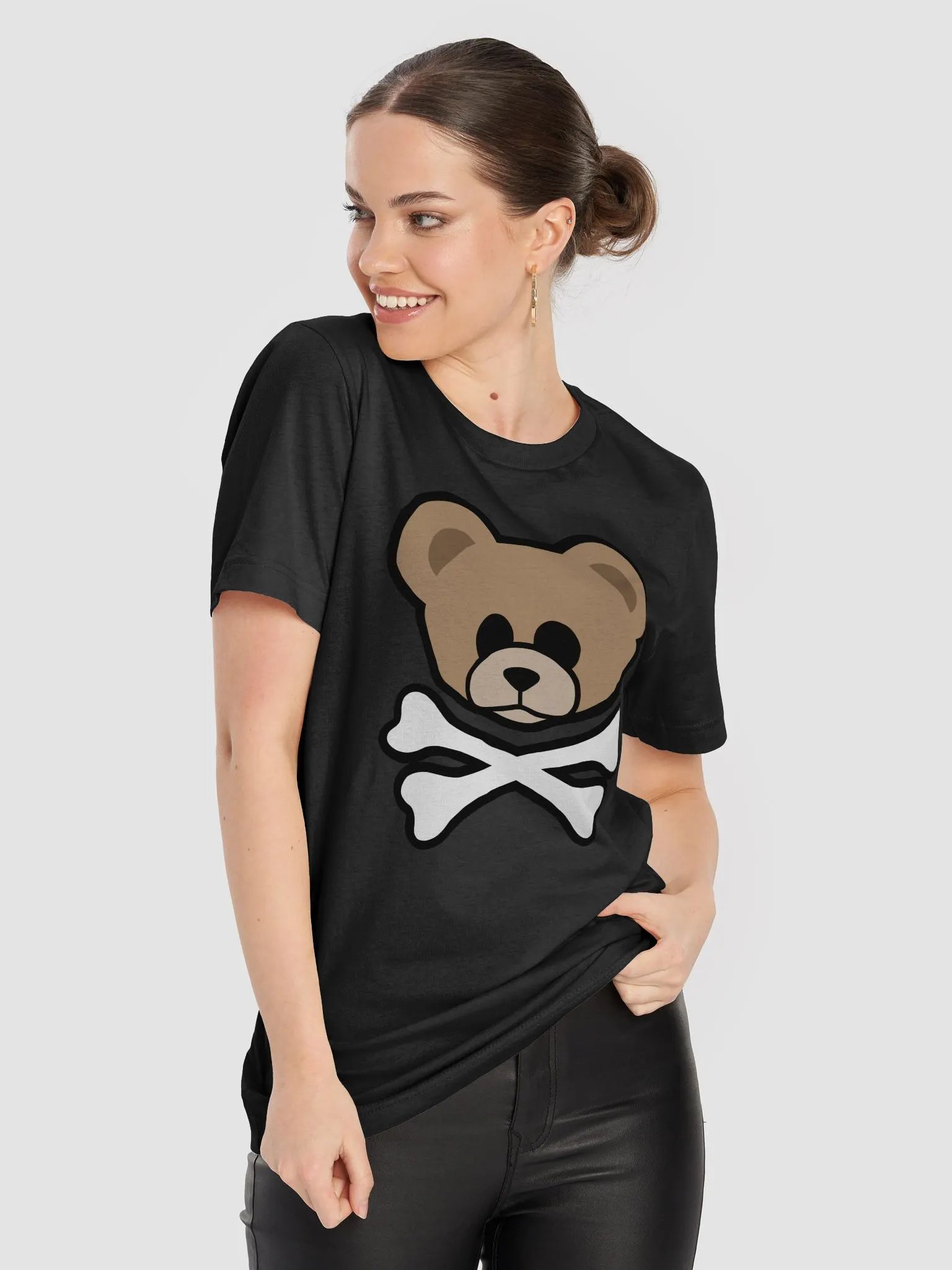 Deady Bear Brown Logo Graphic T-Shirt product image (8)