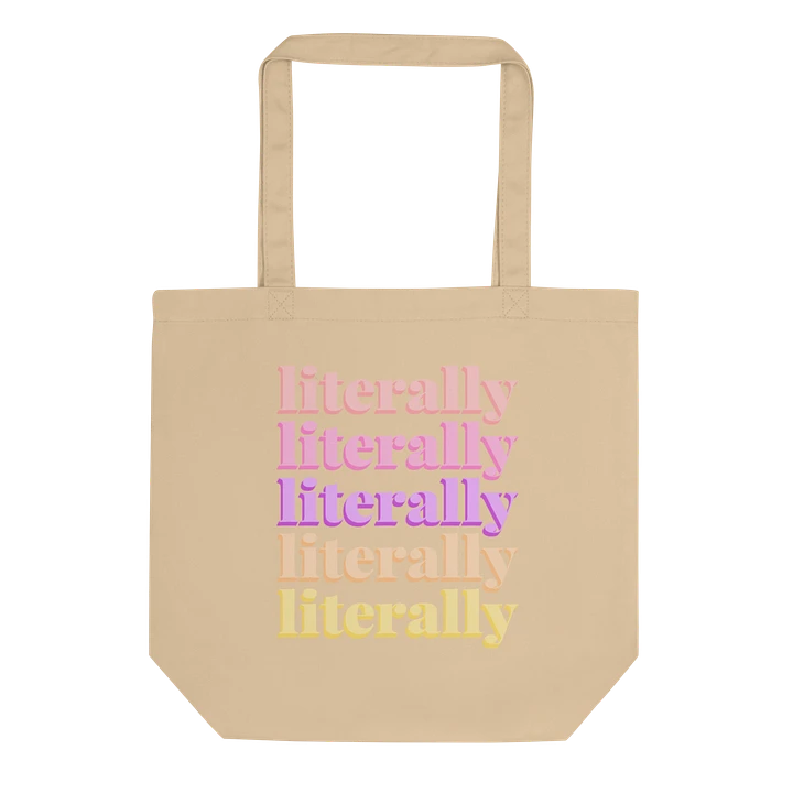 Literally Canvas Tote - Multi product image (1)