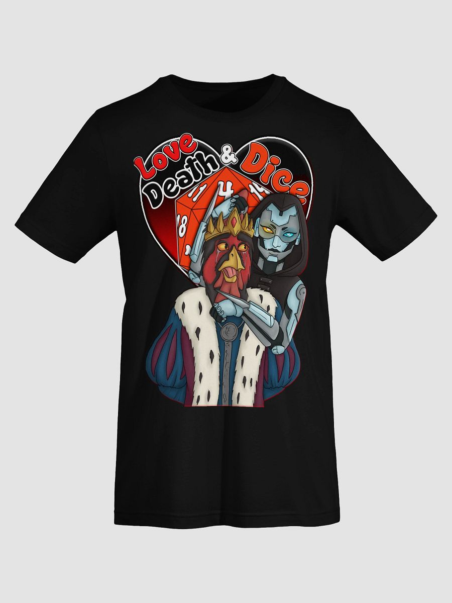 Love Death and Dice: The Dragon Vault – Coup de Cluck Tee product image (7)