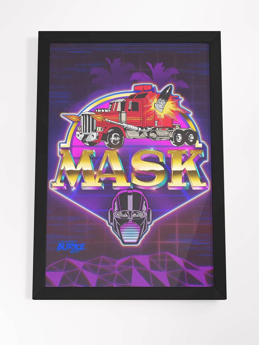 MASK 80's Cartoon 12x18 Framed Print product image (4)