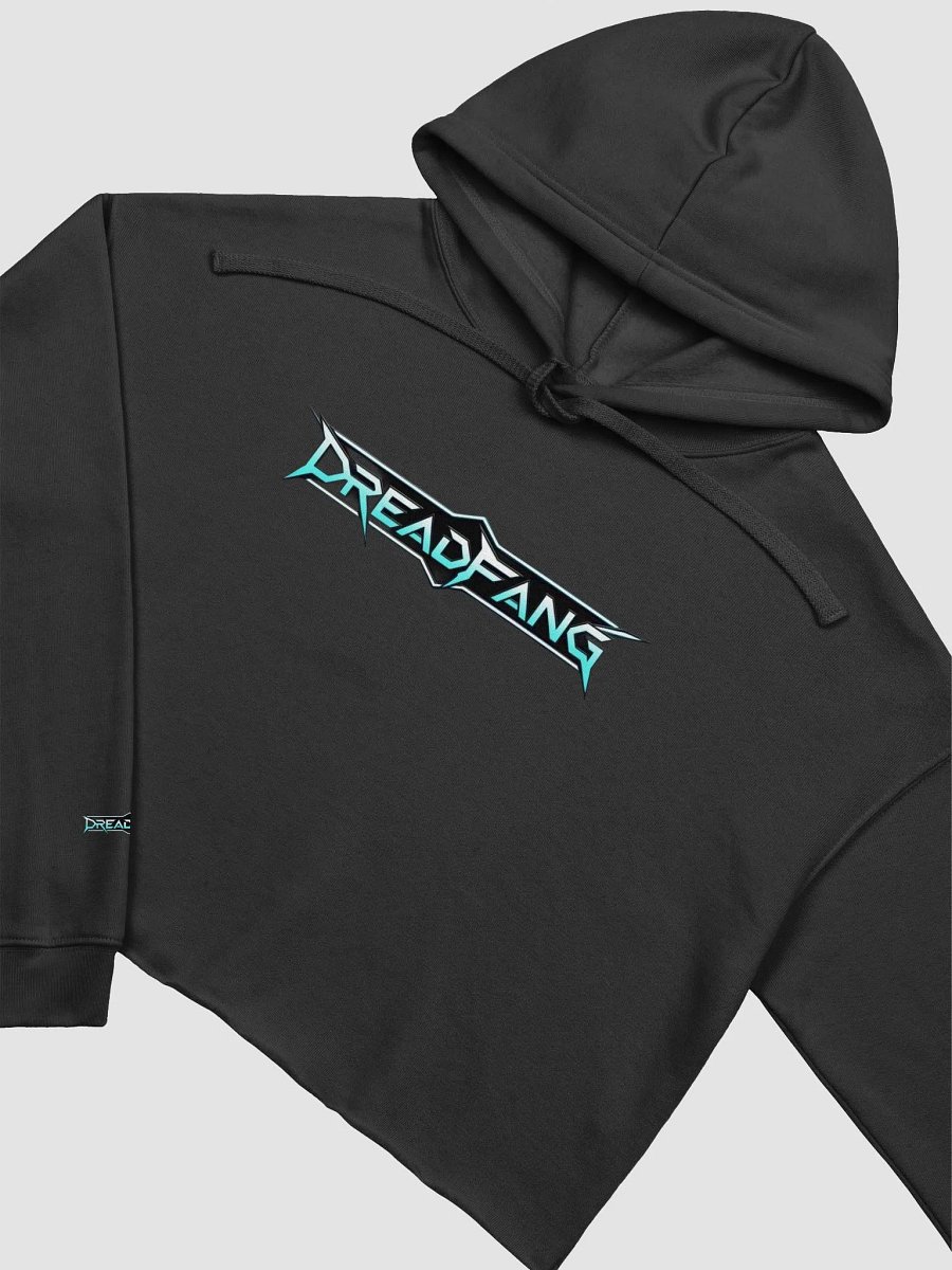 DREADFANG Black/Blue Crop Hoodie product image (4)