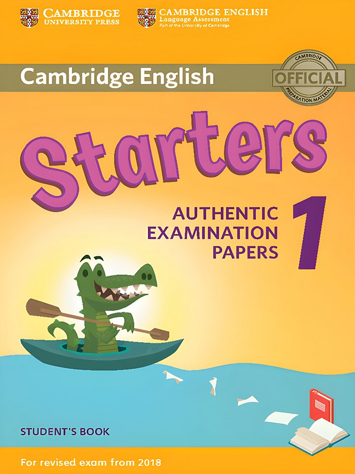 Cambridge English Starters 1 for Revised Exam from 2018 Student's Book: Authentic Examination Papers (Cambridge Young Learners English Tests) product image (1)