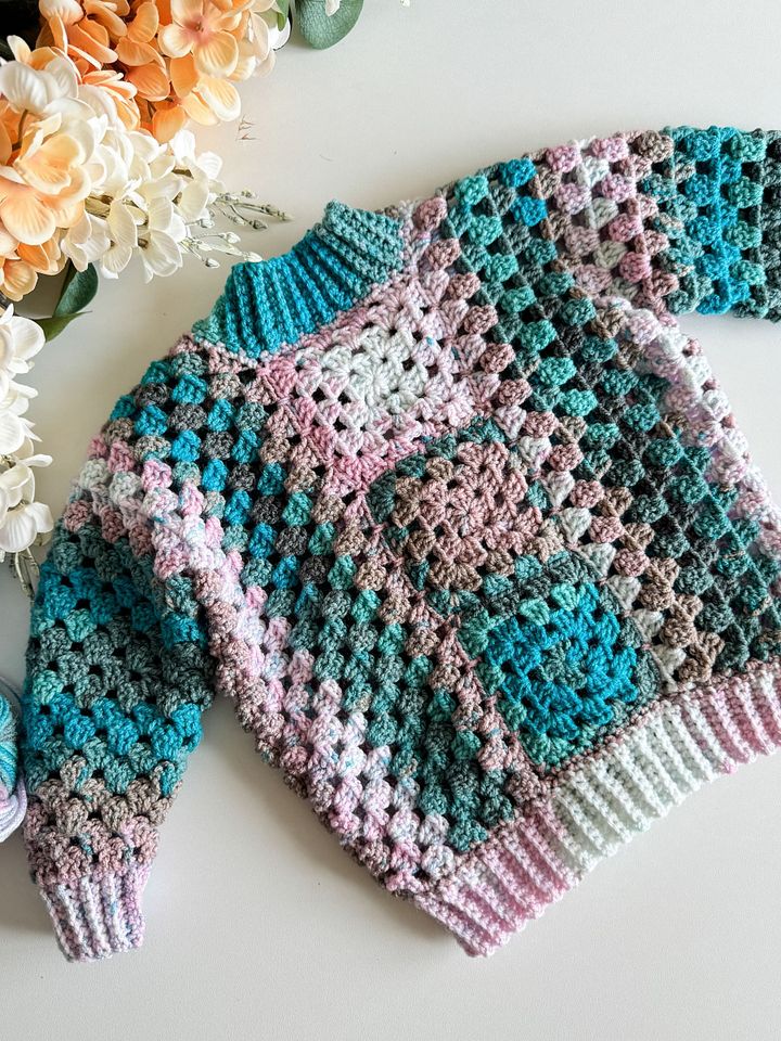 Children's Cascade Cardigan Crochet Pattern product image (2)