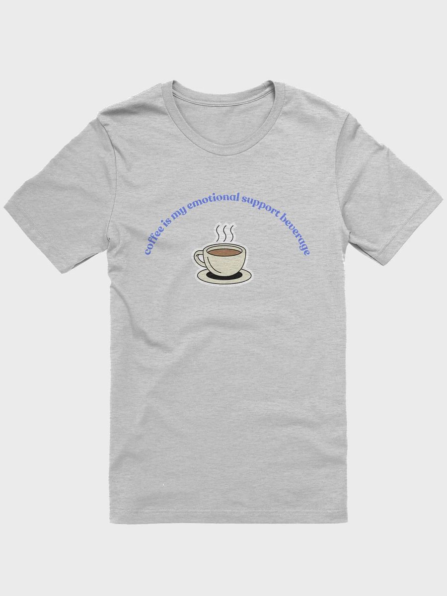 Coffee=Emotional Support T-Shirt (blue) product image (1)