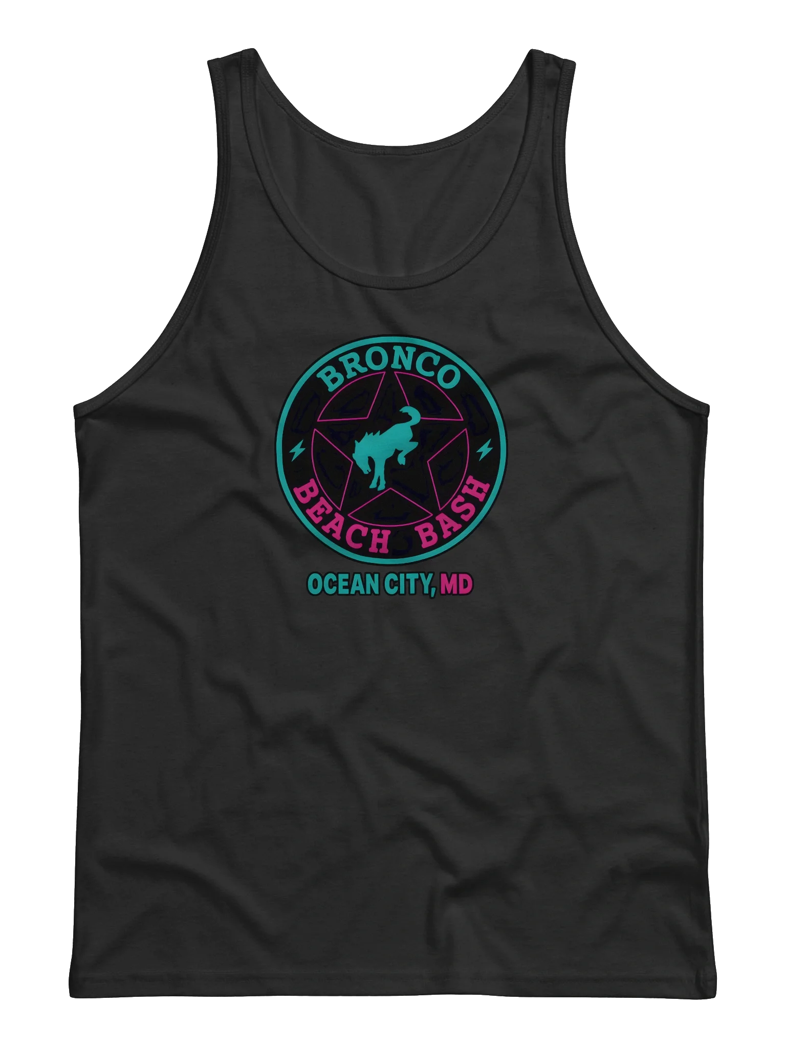 2025 Bronco Beach Bash Ocean City / Destination Bigfoot Bronco Collab | Full Send Bella+Canvas Jersey Tank (Multiple Colors Available) product image (2)