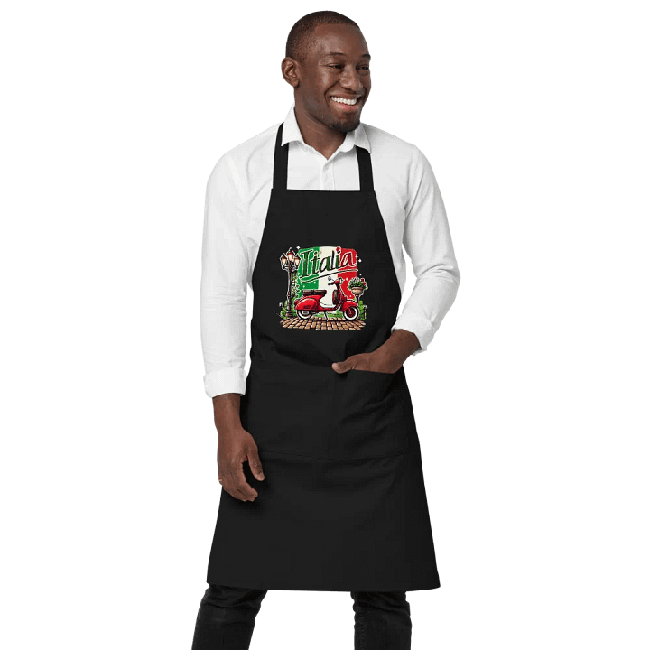 Italia Eco Apron - Italian Themed Merch product image (1)