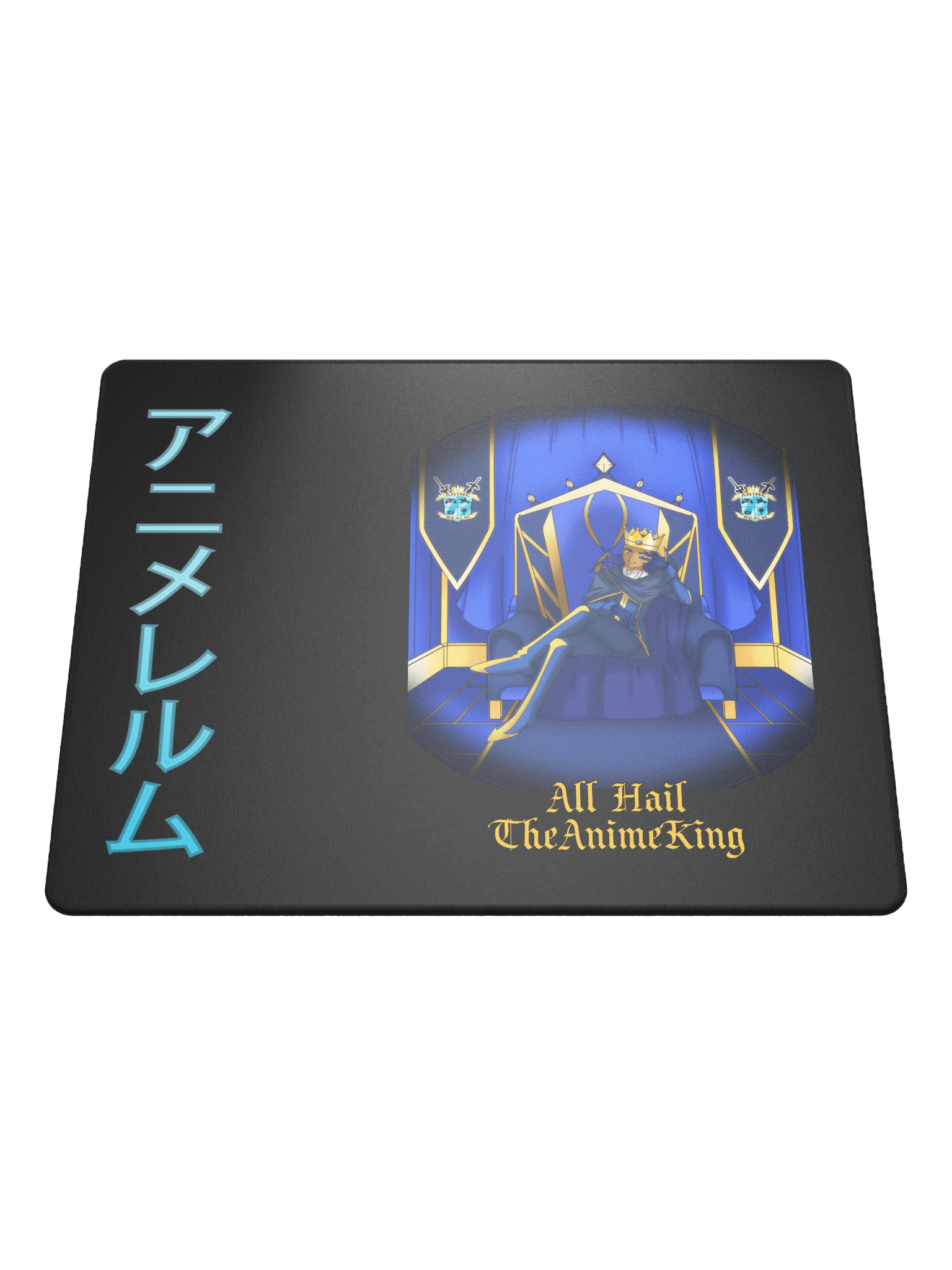 All Hail TheAnimeKing Gaming Mousepad product image (1)