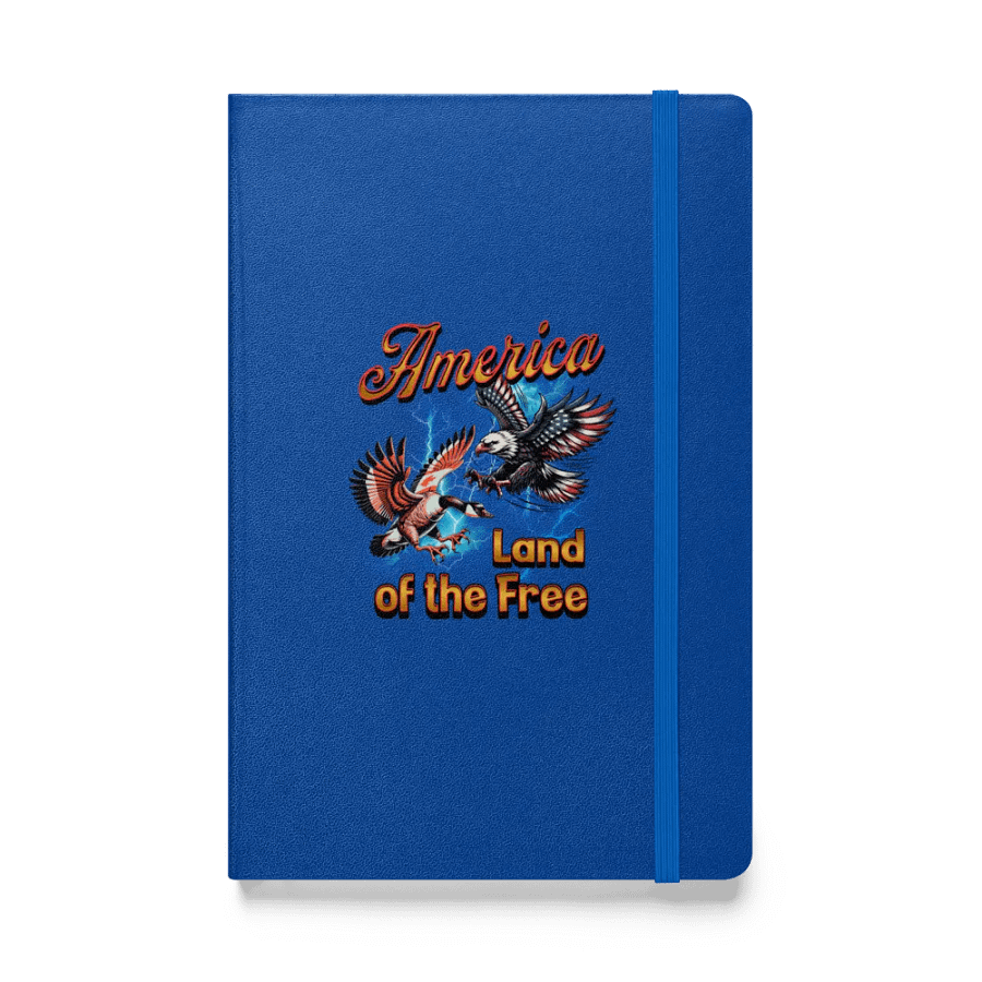 America Land Of The Free Freedom Clash Hardcover Journal product image (1)
