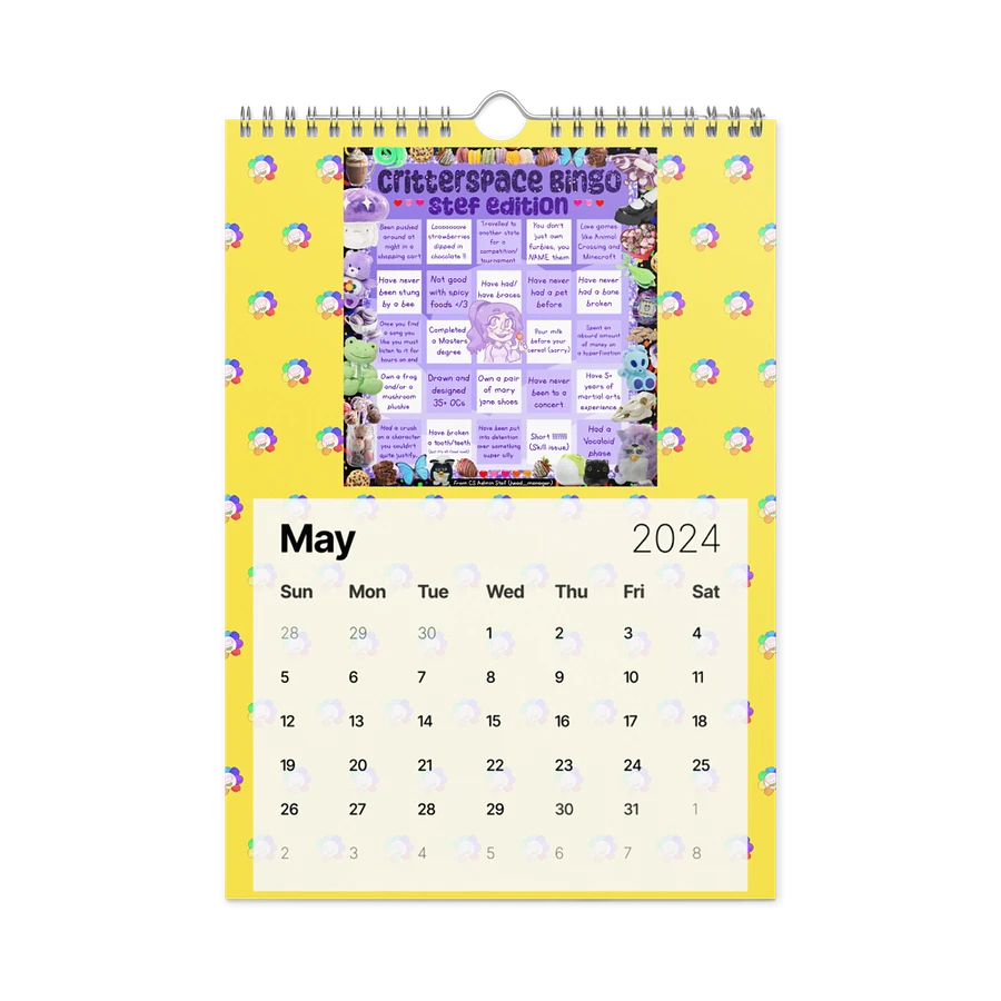 Yellow CS Activity Calendar 2024 product image (27)
