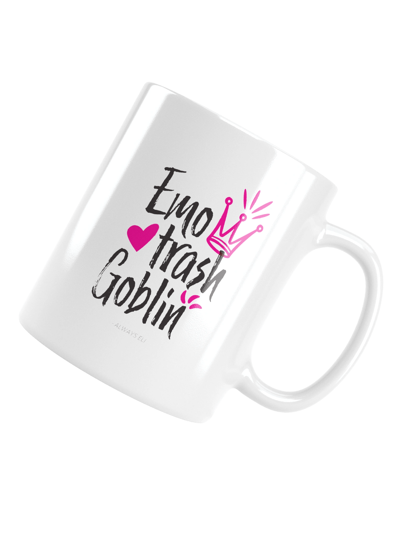 Emo Trash Goblin White Glossy Mug product image (13)