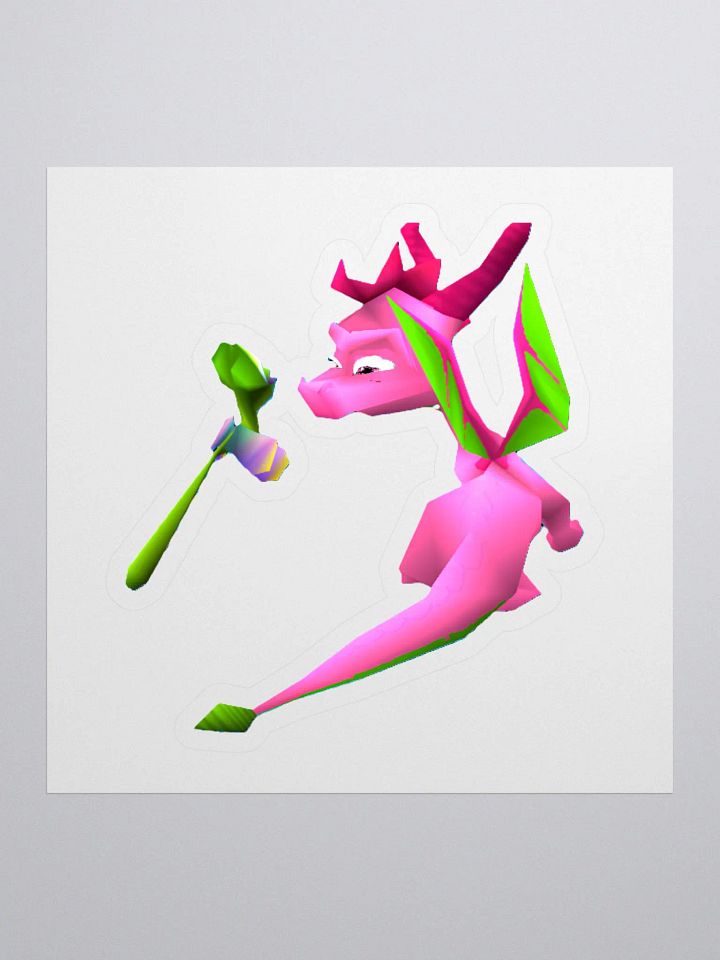 Pink Dragon Sticker product image (1)