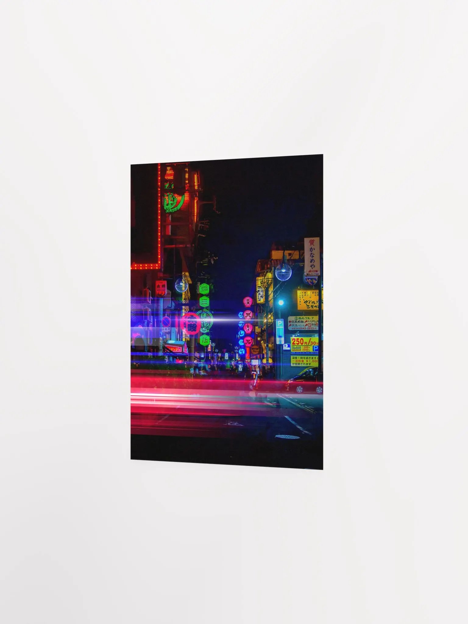 Neon night city: Tokyo, Japan (synthwave/vaporwave/retrowave/cyberpunk) — aesthetic poster product image (7)