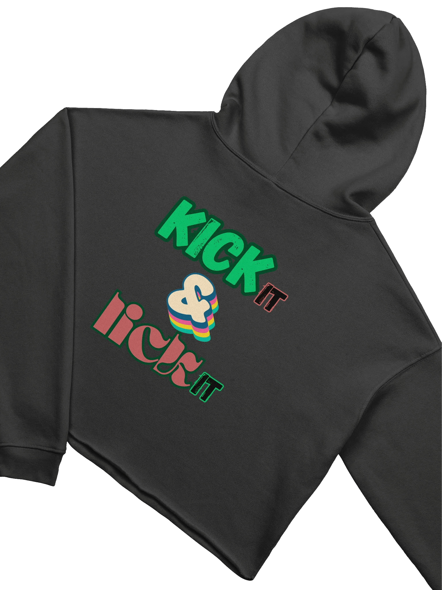 SeaDame - Self-Portrait Kick It & Lick It Crop Hoodie product image (25)