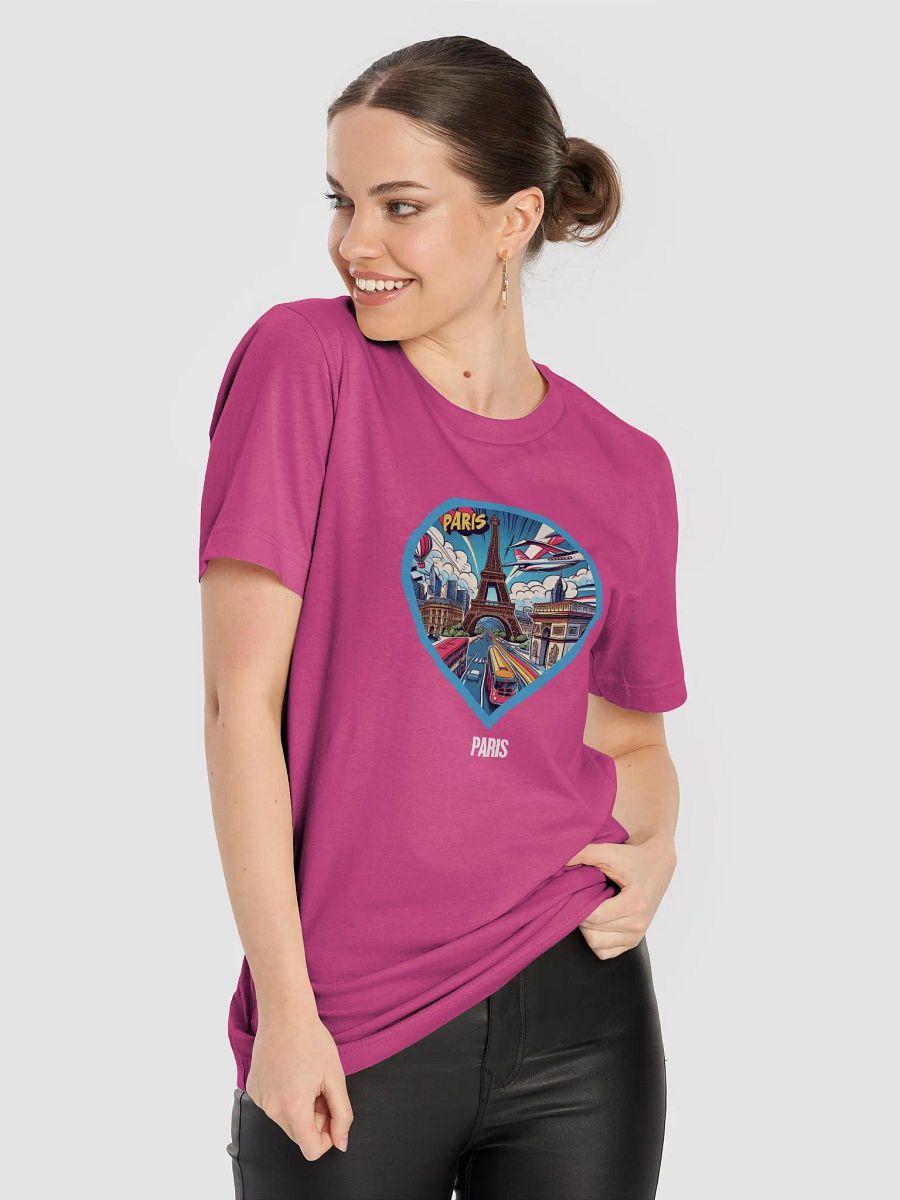 Bella+Canvas Supersoft T-Shirt | AI design paris city product image (9)