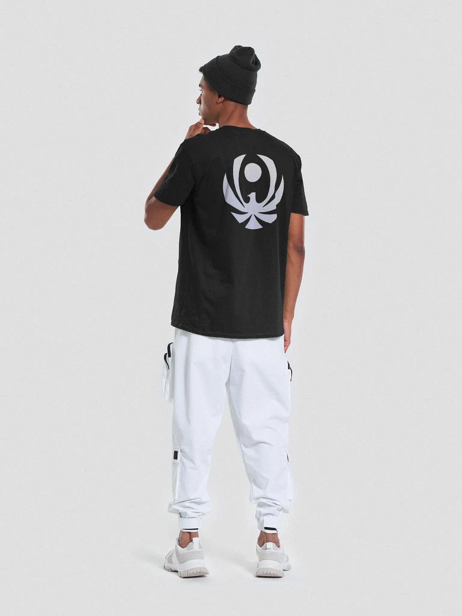 CroweGamingg Gildan Unisex Softstyle T-Shirt - White Logo Front & Back product image (20)