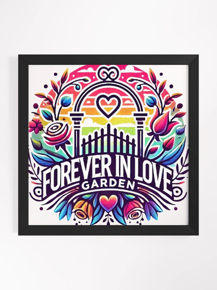 Forever in Love Garden Framed Poster product image (1)