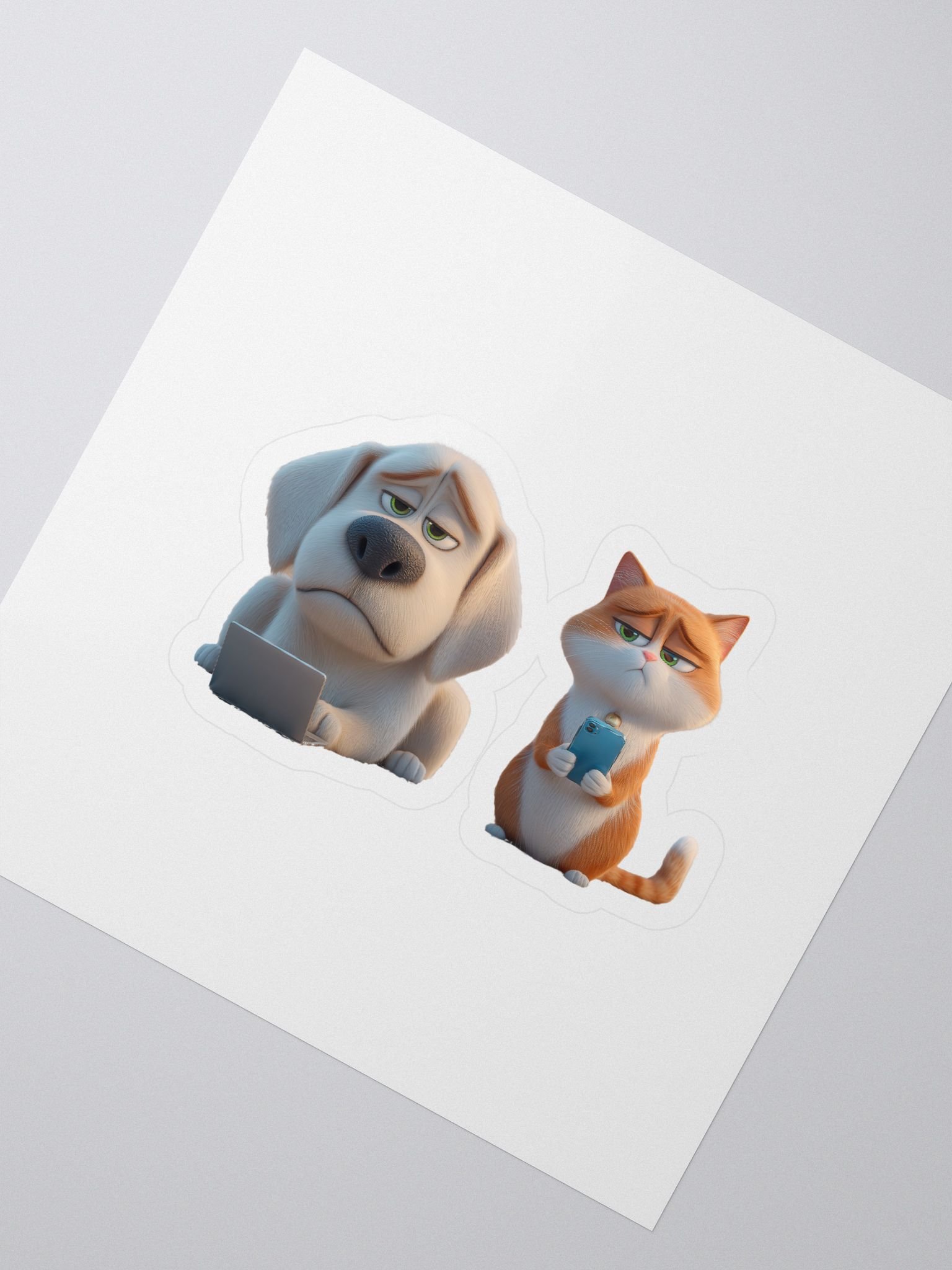 Tech-Savvy Pals Kiss-Cut Stickers product image (2)