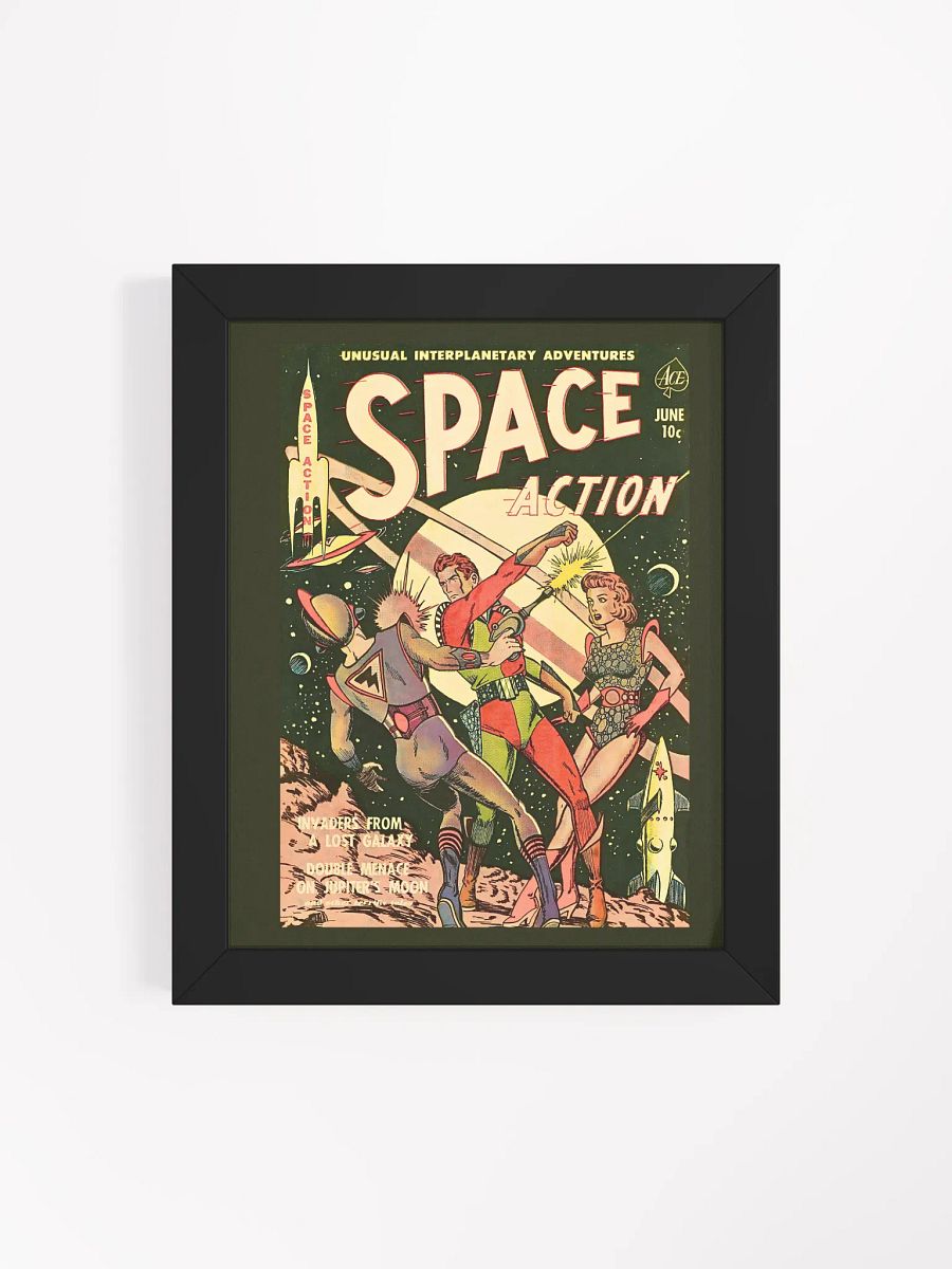 Space Action Comic Wall art product image (56)