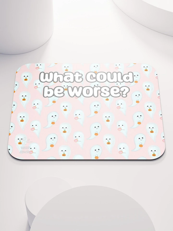 What Could Be Worse? Medium Mouse Mat - cute ghosts product image (1)