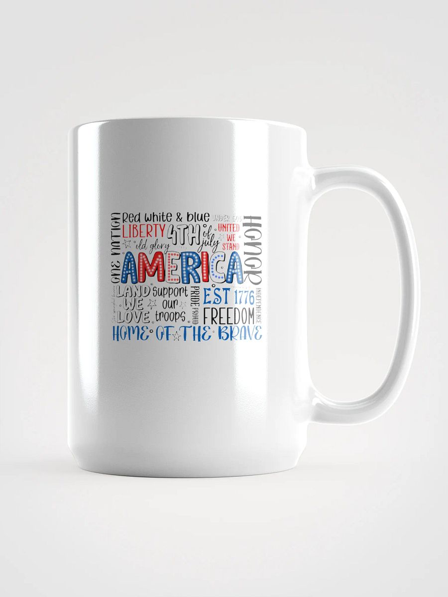Patriotic Pride White Glossy Mug product image (1)