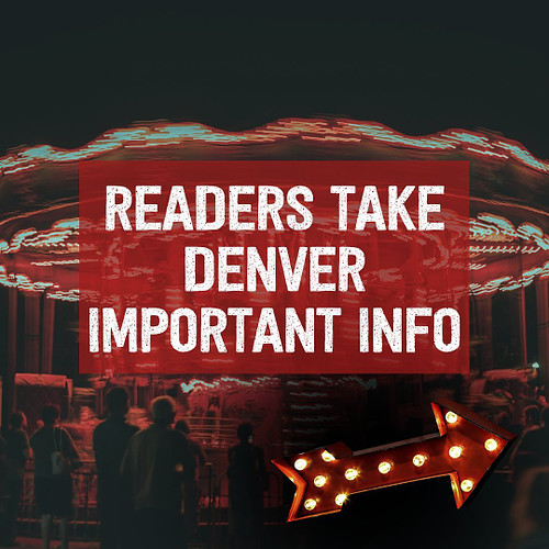 I am so beyond excited to see everyone! Stole this idea from bestie @realmollydoyle 🎡🖤 #readerstakedenver #readerstakedenver2024