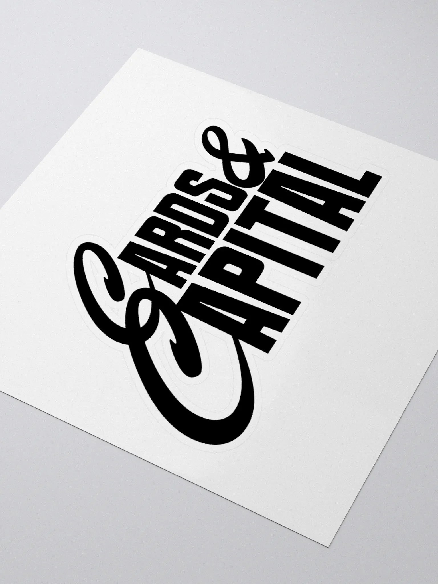 The Prestige Logo Cut Out Sticker product image (8)