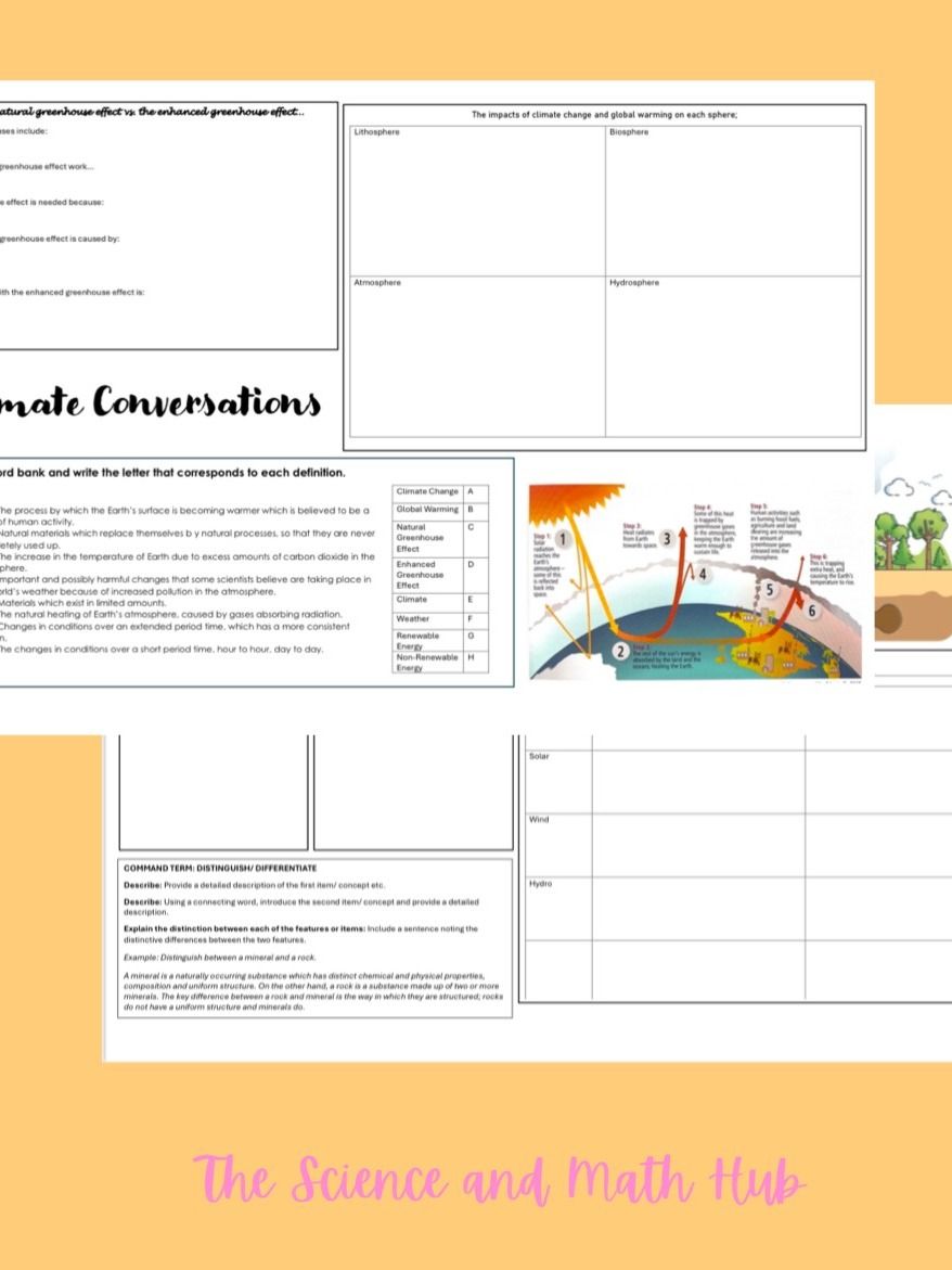 Climate Conversations Graphic Organiser product image (1)