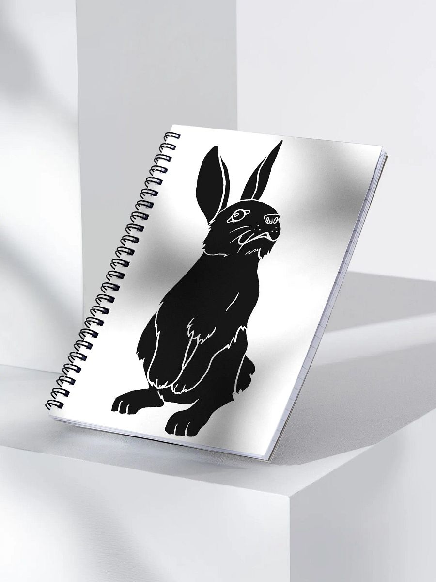 Spiral Notebook - HARE 0001 - BLACK product image (2)