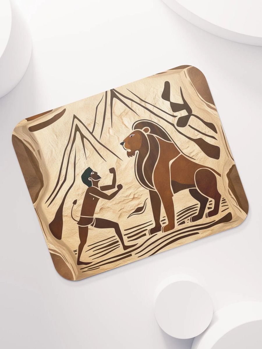 Ancient Cave Battle Mouse Pad product image (7)